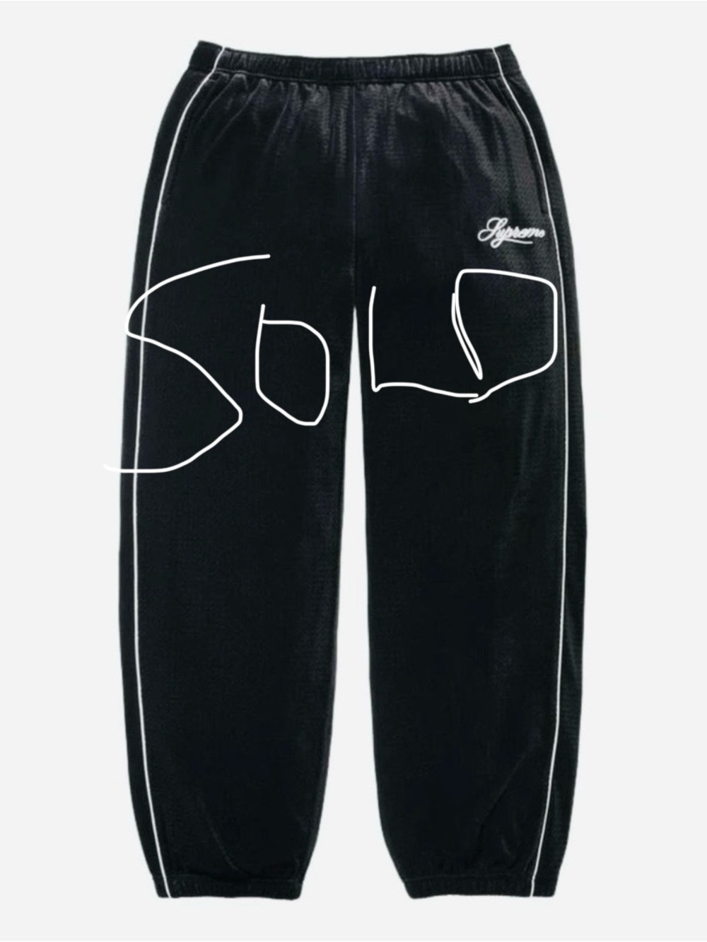 Supreme Velour Mesh Track Pants/Joggers